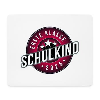 Erste Klasse schulkind 2025 mädchen rosa - Mousepad (Querformat) - Weiß - Vorne