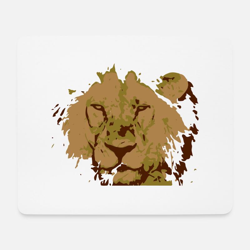 loewe-5 - Mousepad (Querformat) - Weiß