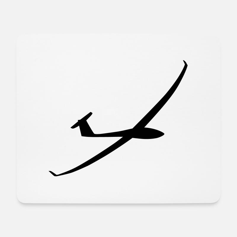 Discus 2c - Mousepad (Querformat) - Weiß