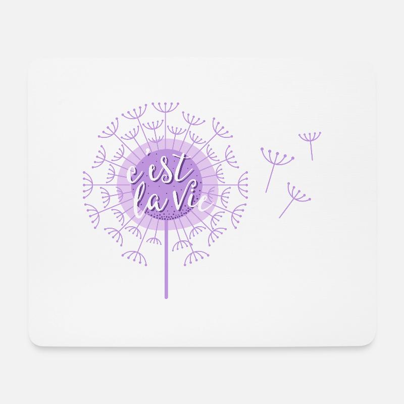Cest la vie - Mousepad (Querformat) - Weiß
