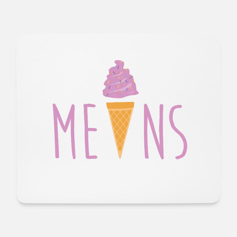 Eis Eis Baby. - Mousepad (Querformat) - Weiß