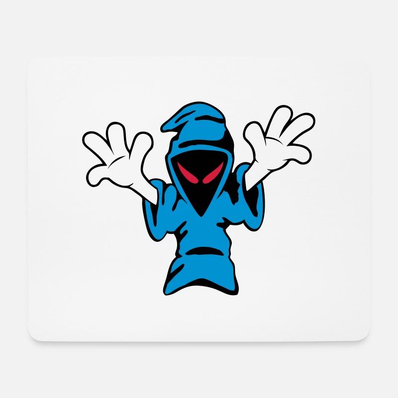 Judgement Day Classic Ghost Logo (Vector) - Mouse Pad (horizontal) - white