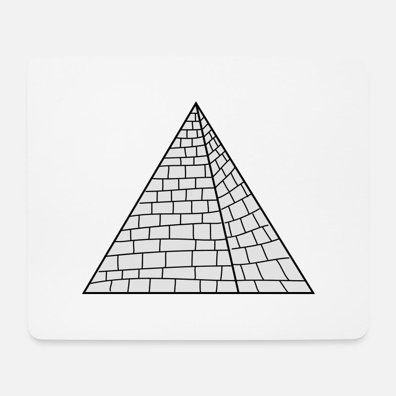 Pyramid - Mouse Pad (horizontal) - white
