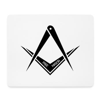 Freimaurer - Mousepad (Querformat) - Weiß - Vorne