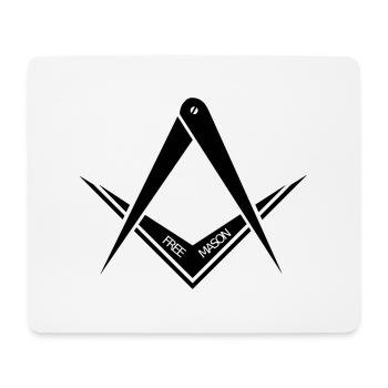 Freimaurer - Mousepad (Querformat) - Weiß - Vorne