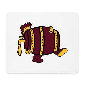 beer barrel drink thirst drinking party celebrate october - Mouse Pad (horizontal) - white - Front