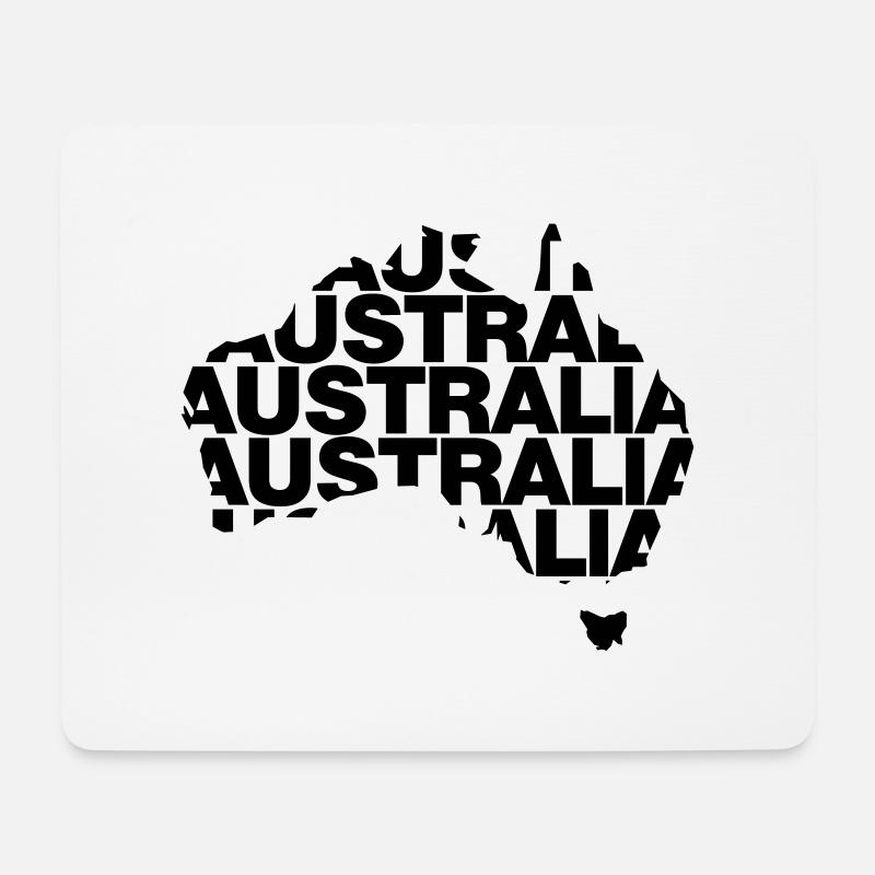 Australien - Mousepad (Querformat) - Weiß
