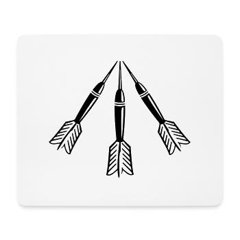 Darts - Mouse Pad (horizontal) - white - Front