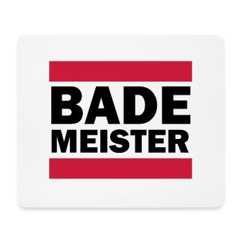pool attendant - Mouse Pad (horizontal) - white - Front