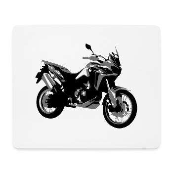 Africa Twin 2018 - Mousepad (Querformat) - Weiß - Vorne