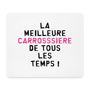 Carrossier / Garagiste / Garage / Voiture / Mécano - Tapis de souris (format paysage) - blanc - Devant