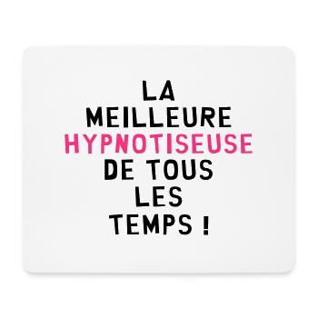 Hypnose / Hypnotiseur / Hypnotiseuse / Médecine - Tapis de souris (format paysage) - blanc - Devant