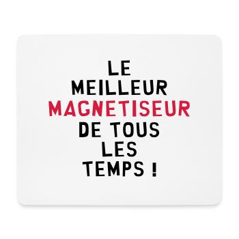 Magnétiseur / Radiesthésie / Rebouteux / Médecine - Tapis de souris (format paysage) - blanc - Devant