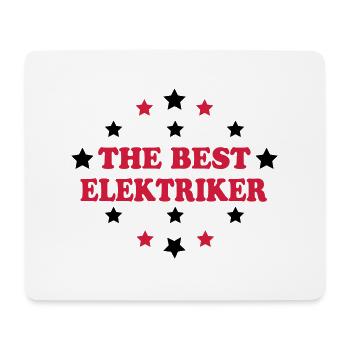The best elektriker - Mousepad (Querformat) - Weiß - Vorne