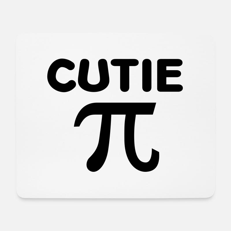 cutie pie - Mousepad (Querformat) - Weiß