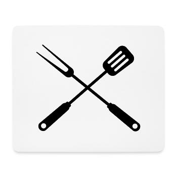 Kochen - Mousepad (Querformat) - Weiß - Vorne