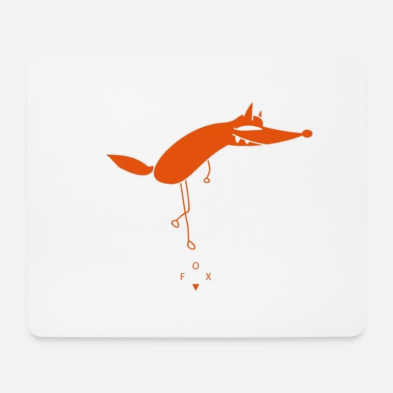 Schlauer Fahrradfahrer (b) - Mousepad (Querformat) - Weiß