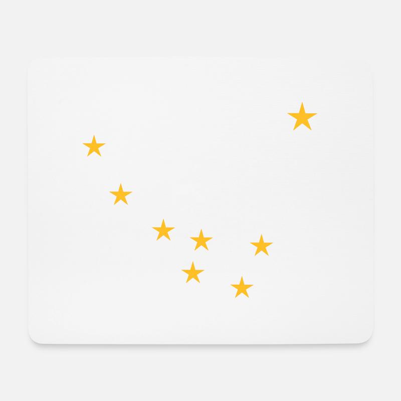 Alaska Siegel - USA Wappen - Mousepad (Querformat) - Weiß