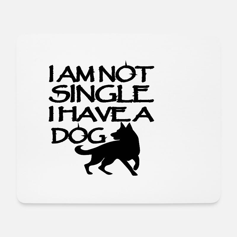Dog dog - Mouse Pad (horizontal) - white