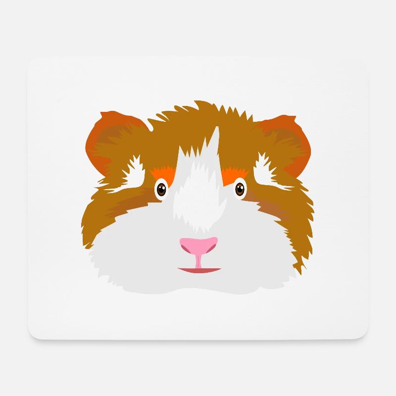 Guinea pig - Mouse Pad (horizontal) - white