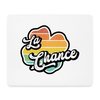 luck - clover color - lucky charm - Mouse Pad (horizontal) - white - Front