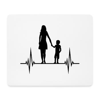 Son Mama Puls - Mouse Pad (horizontal) - white - Front