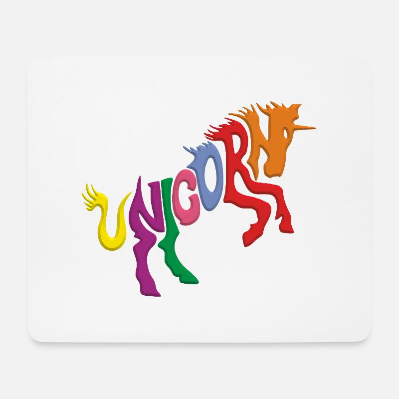Unicorn - Mouse Pad (horizontal) - white