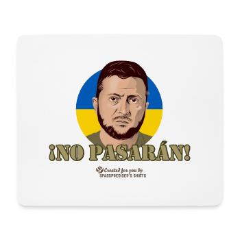 ¡No Pasarán! Selenskyj T-Shirt Design - Mousepad (Querformat) - Weiß - Vorne