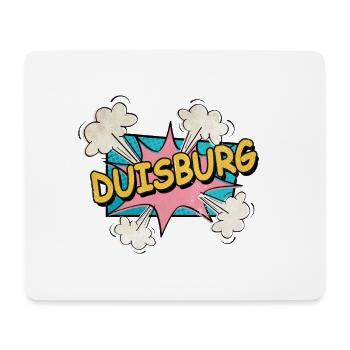 Duisburg Deutschland Stadt Schrift Pop Art Comic - Mousepad (Querformat) - Weiß - Vorne