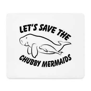 Save the manatees the dugongs manatees - Mouse Pad (horizontal) - white - Front