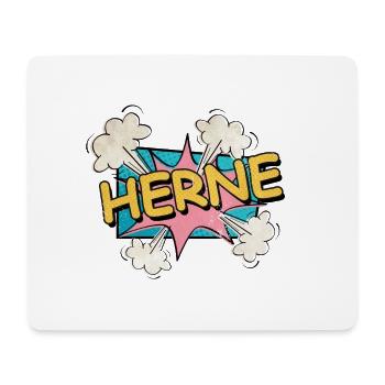 Herne Germany City Font Pop Art Comic - Mouse Pad (horizontal) - white - Front