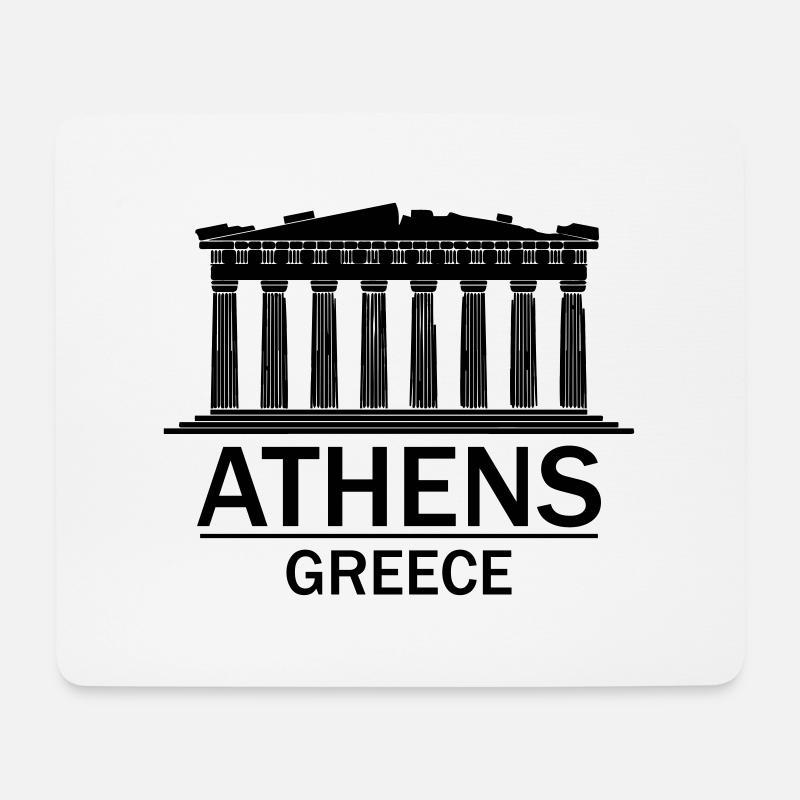 Athen Griechenland - Mousepad (Querformat) - Weiß