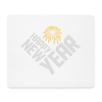 happy new year Zitat - Mousepad (Querformat) - Weiß - Vorne