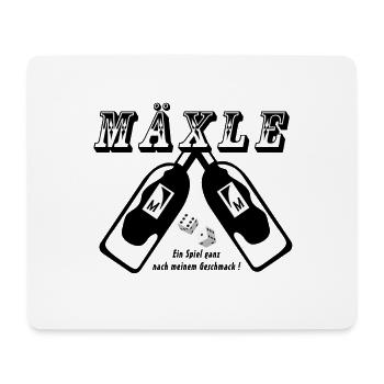 Mäxle - Mousepad (Querformat) - Weiß - Vorne