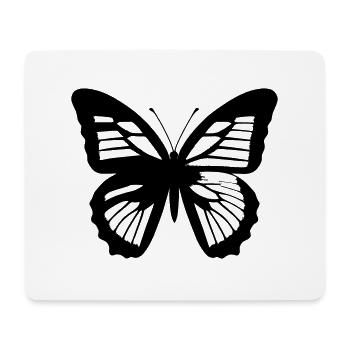 Butterfly Nature Butterflies Vector 7 - Mouse Pad (horizontal) - white - Front