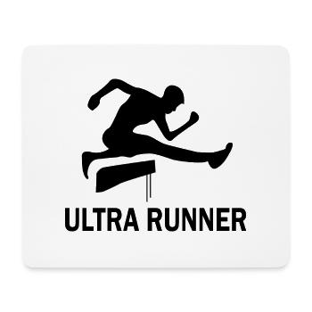 Biking Running Marathon Triathlon Bike - Mouse Pad (horizontal) - white - Front