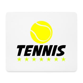tennis 01 - Mousepad (Querformat) - Weiß - Vorne