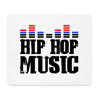 Hip Hop Music - Mouse Pad (horizontal) - white - Front