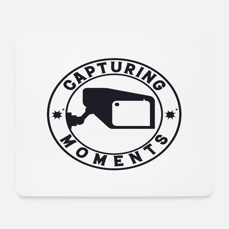 Capturing Moments - Mousepad (Querformat) - Weiß