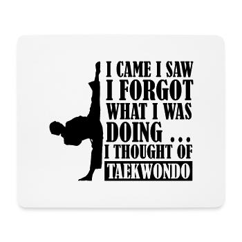I thought of Taekwondo - Mousepad (Querformat) - Weiß - Vorne