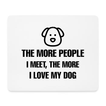 Dog Hund - Mousepad (Querformat) - Weiß - Vorne