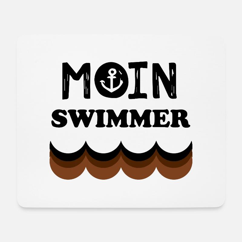 Triathlon Swim Bike Run Marathon - Mousepad (Querformat) - Weiß