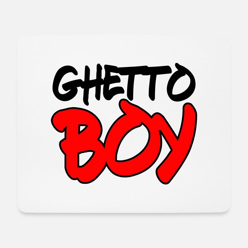 ghetto boy 2 - Mousepad (Querformat) - Weiß