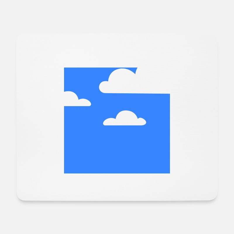 Clouds in heaven - Mousepad (Querformat) - Weiß