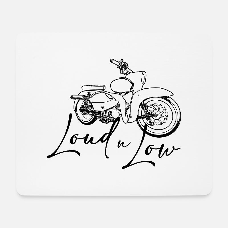 Star (Outline) // Illustration - Mouse Pad (horizontal) - white
