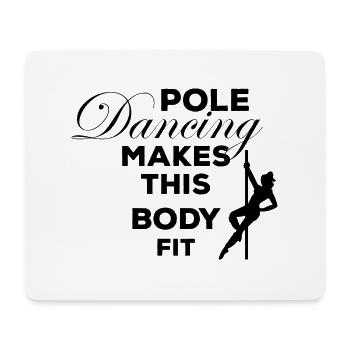 Dancing Dance Music - Mouse Pad (horizontal) - white - Front