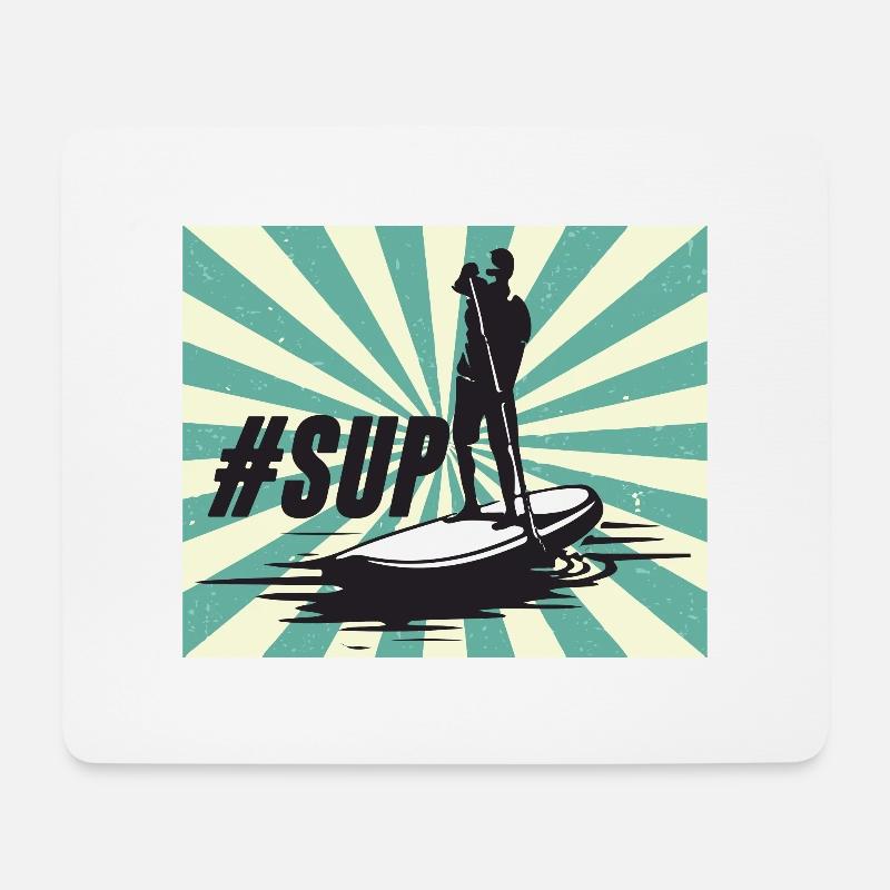 SUP - Mousepad (Querformat) - Weiß