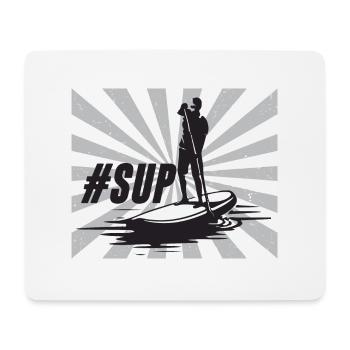 SUP - Mousepad (Querformat) - Weiß - Vorne