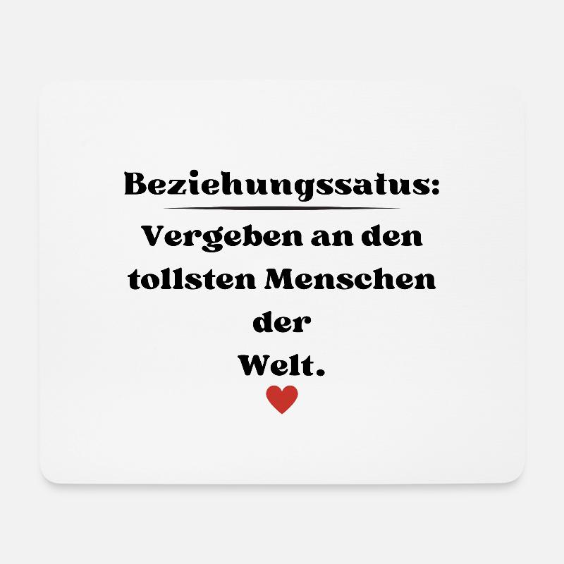 Vergeben an den tollsten Menschen der Welt - Mousepad (Querformat) - Weiß