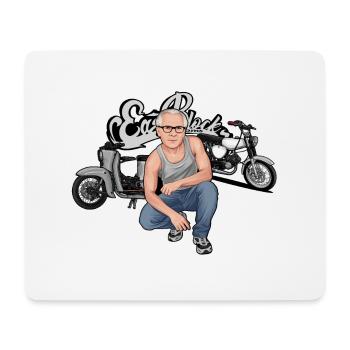 Schwalbe S51 Erich // Illustration - Tapis de souris (format paysage) - blanc - Devant